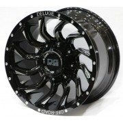 DELUGE 9152 17X9 6X139.7 ET 0 GLOSS BLACK + MILLING